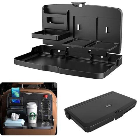 Foldable Car Backseat Tray Table – Portable Travel Tray with Cup Holder