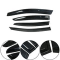 Car Window Rain Guards – Smoke Black Window Visor Deflectors Set