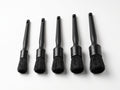 5-Piece Car Detailing Brush Set  Soft Cleaning Brushes for Dashboard, AC Vents & Interior