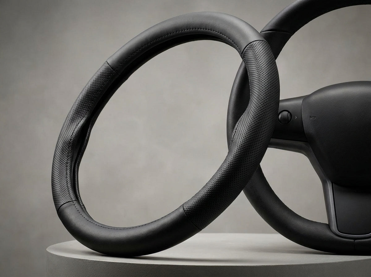 Premium Anti-Slip Steering Wheel Cover – Comfortable Grip & Stylish Car Interior