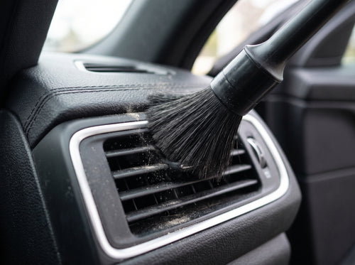 5-Piece Car Detailing Brush Set  Soft Cleaning Brushes for Dashboard, AC Vents & Interior
