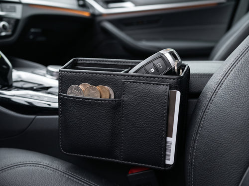 Car Seat Gap Filler Organizer Set of 2 with Storage Pockets  Universal Car Seat Side Storage