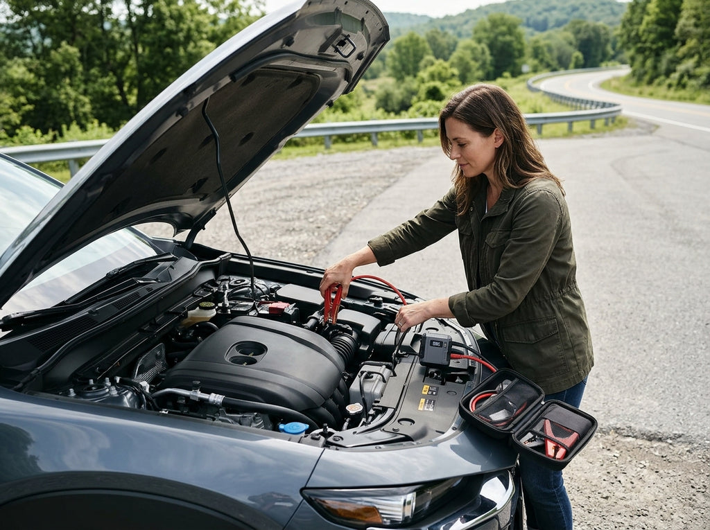 Portable Car Jump Starter – Emergency Battery Booster Kit