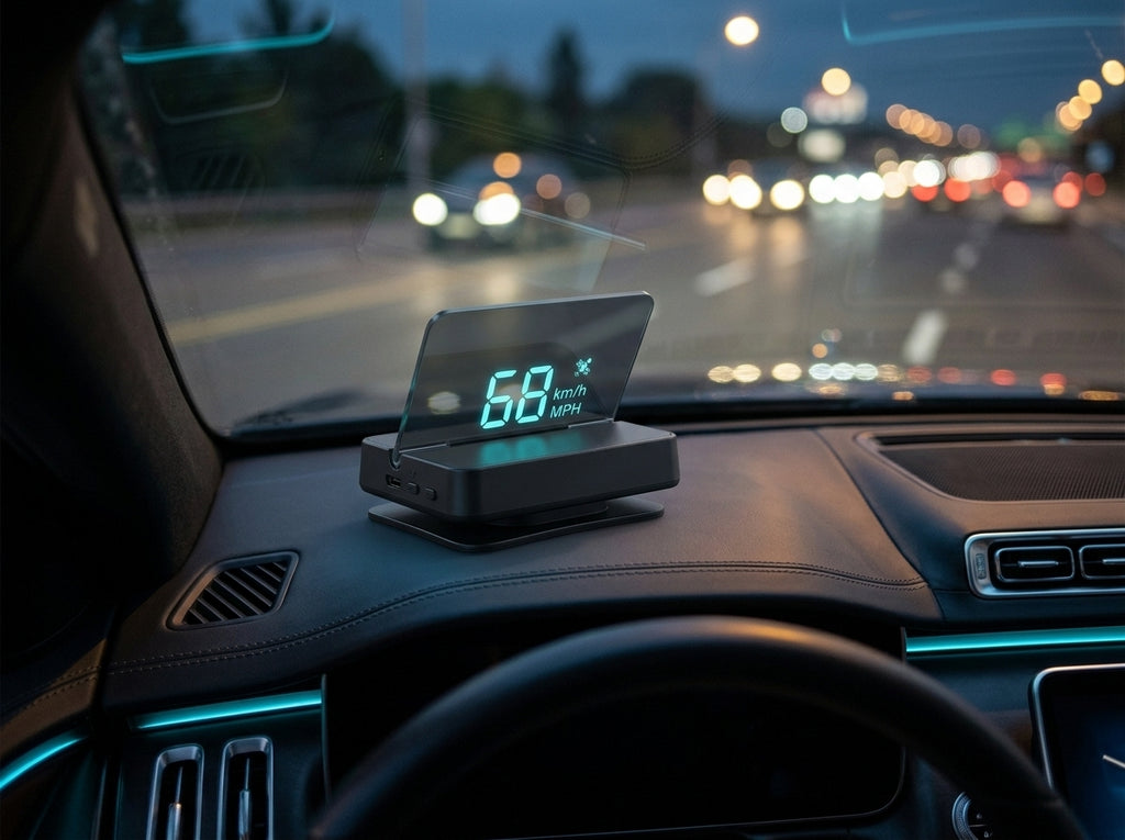 Digital Car HUD Speedometer  GPS Speed Display for Dashboard