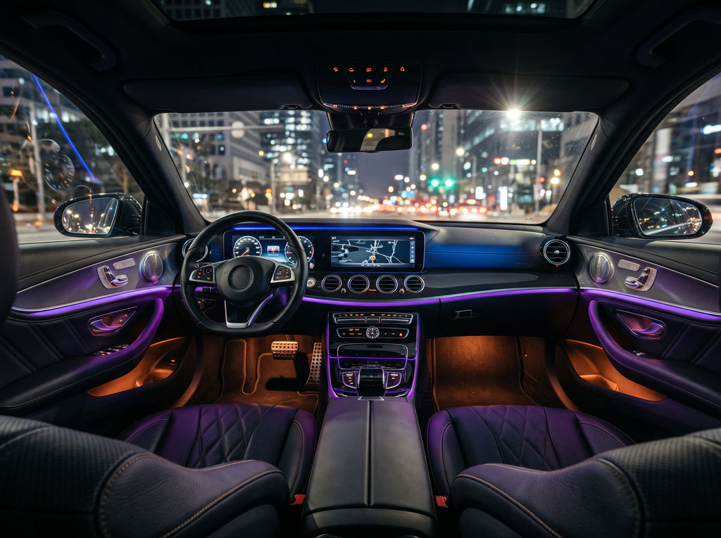 RGB Car Interior Ambient LED Lights Kit with Multicolor Lighting