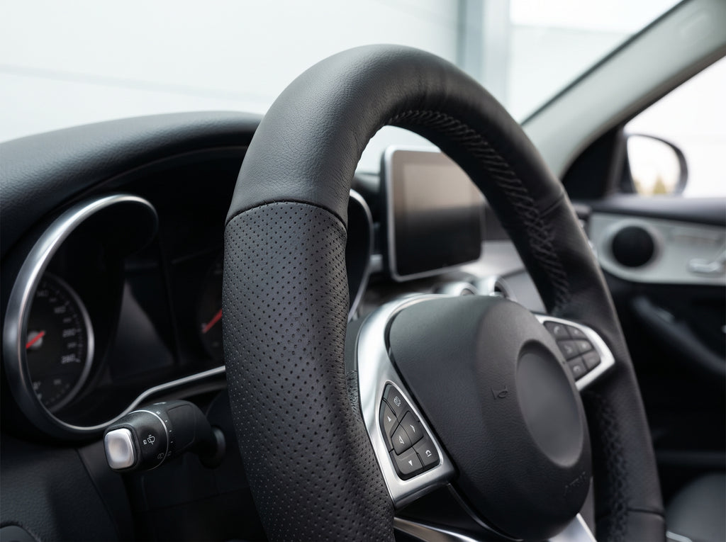 Premium Anti-Slip Steering Wheel Cover – Comfortable Grip & Stylish Car Interior