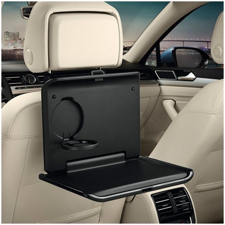 Foldable Car Backseat Tray Table – Portable Travel Tray with Cup Holder
