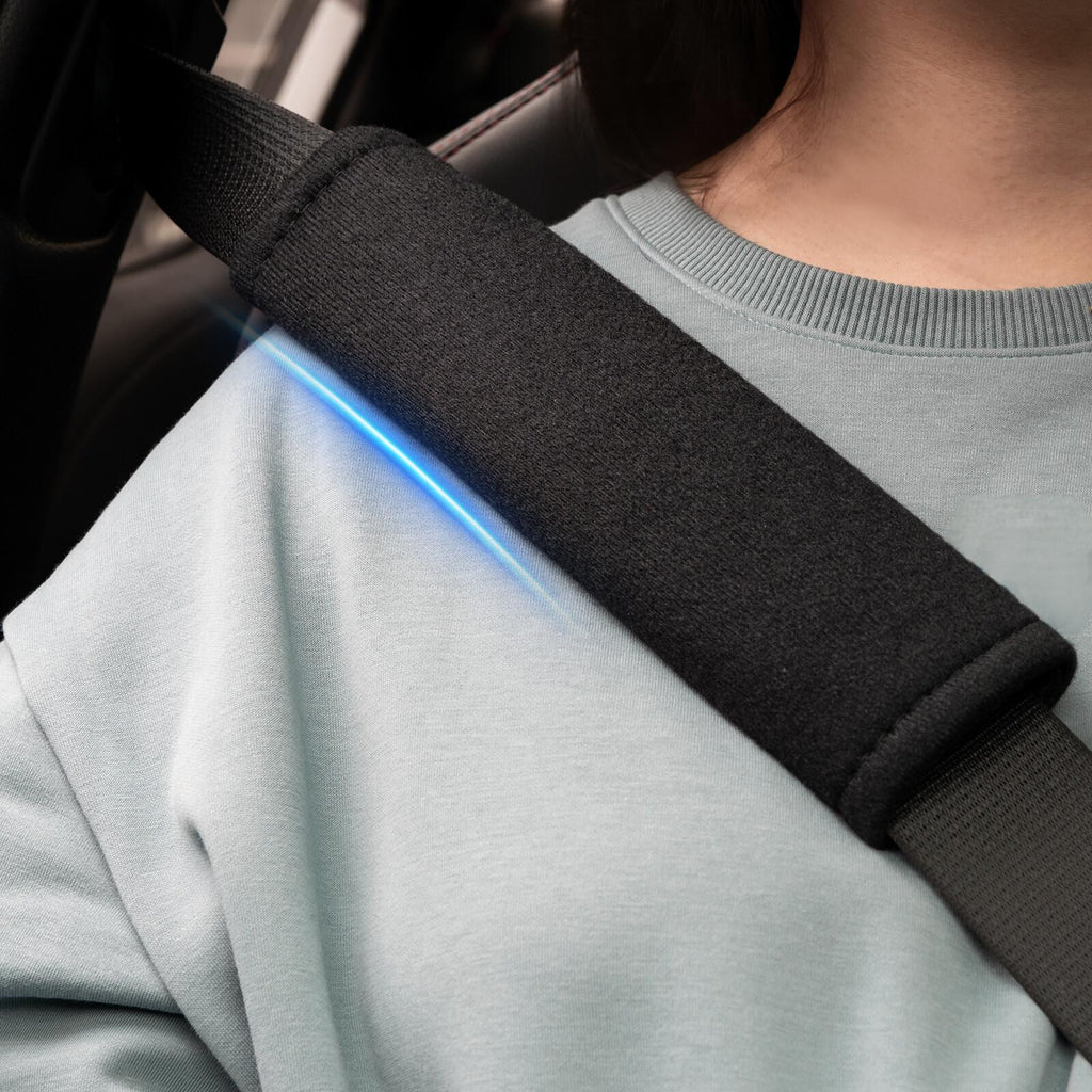 Soft Car Seat Belt Shoulder Pads – Comfortable Seat Belt Cushion Set of 2