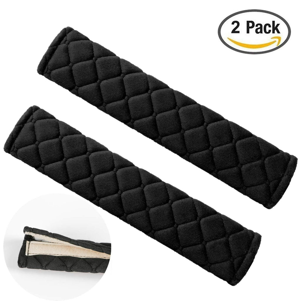 Soft Car Seat Belt Shoulder Pads – Comfortable Seat Belt Cushion Set of 2